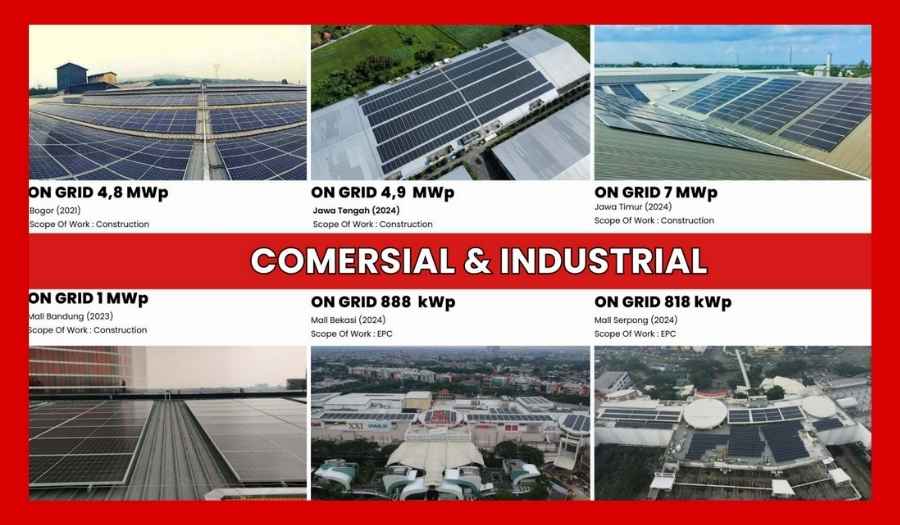 pengalaman plts comersial & industrial 2